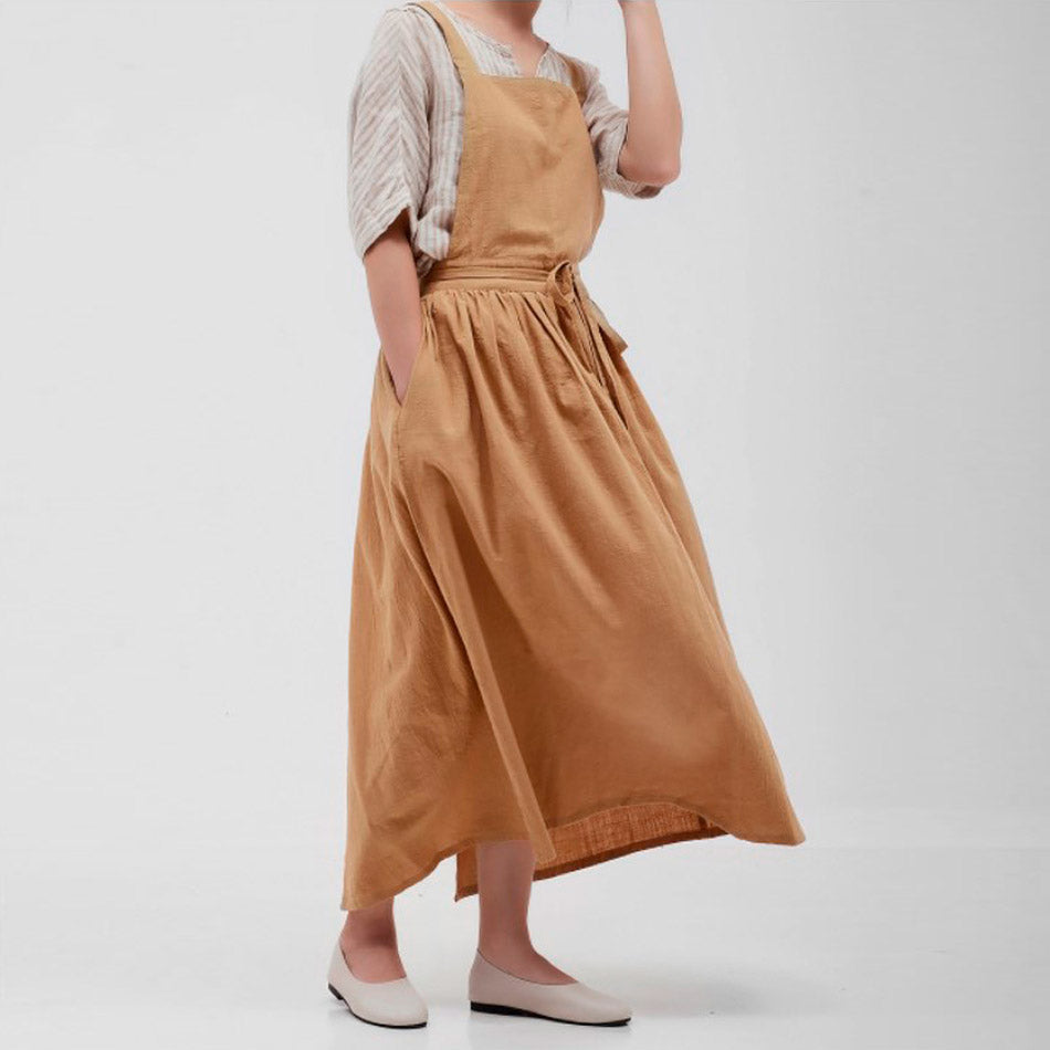 Ariuna | Traditionelle Schürze aus Leinen