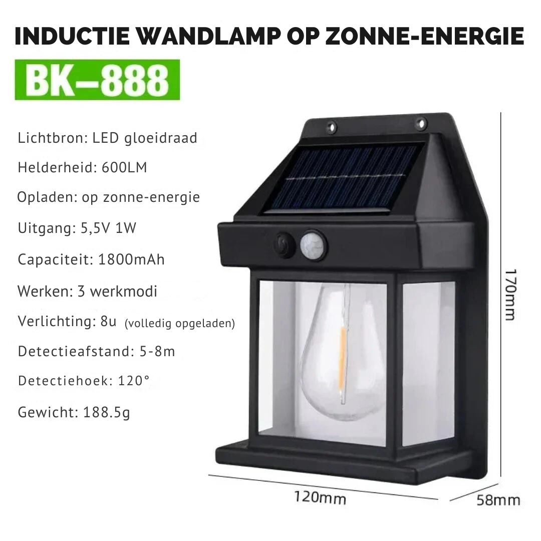 Glowify™ – Solarbetriebene LED-Wandleuchte für Außenbereiche [50% Rabatt]