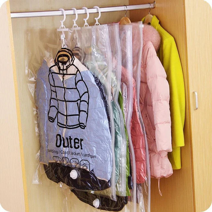 Vakuumbeutel für Kleidung Platzsparende Aufbewahrung Reisen Schrank product image 1