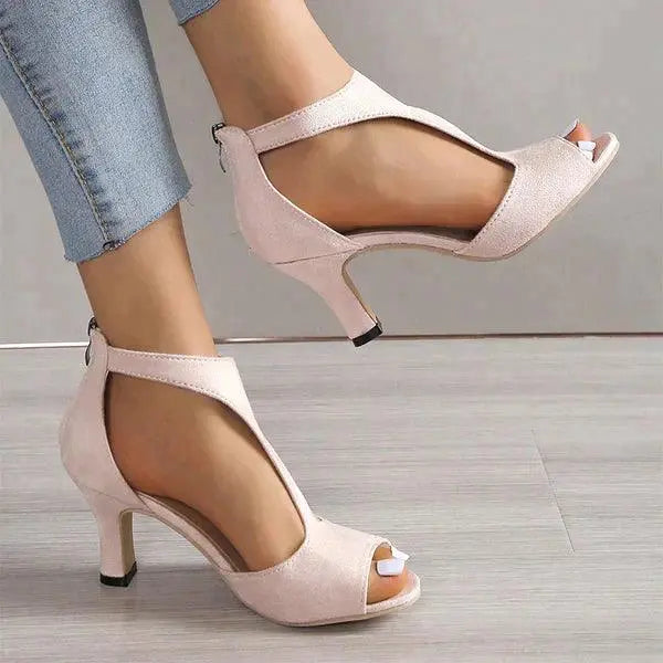 High Heels mit Cut-Outs und offener Zehenpartie für Frauen