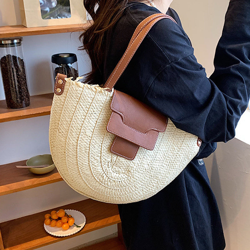 Sunny | Tote Tasche aus Stroh