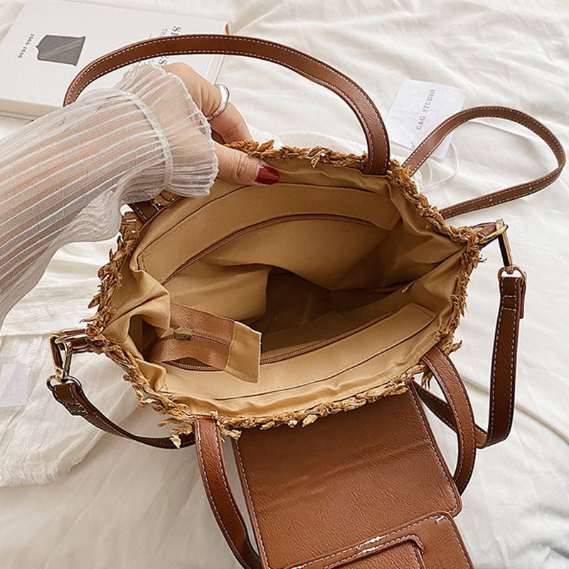 Sunny | Tote Tasche aus Stroh