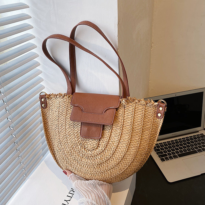 Sunny | Tote Tasche aus Stroh