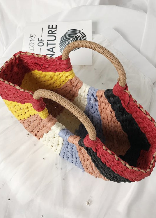 Renaria | Bunte Fächer-Form Handtasche