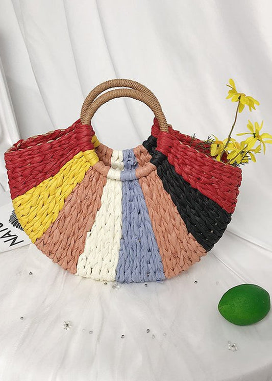 Renaria | Bunte Fächer-Form Handtasche