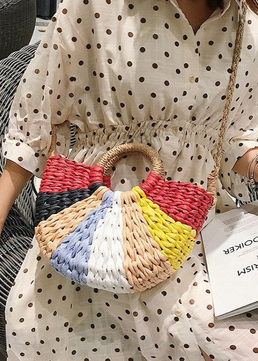 Renaria | Bunte Fächer-Form Handtasche