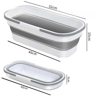 CleanMax™ – Zusammenklappbarer Eimer und Großer Flachmop [50% Rabatt]