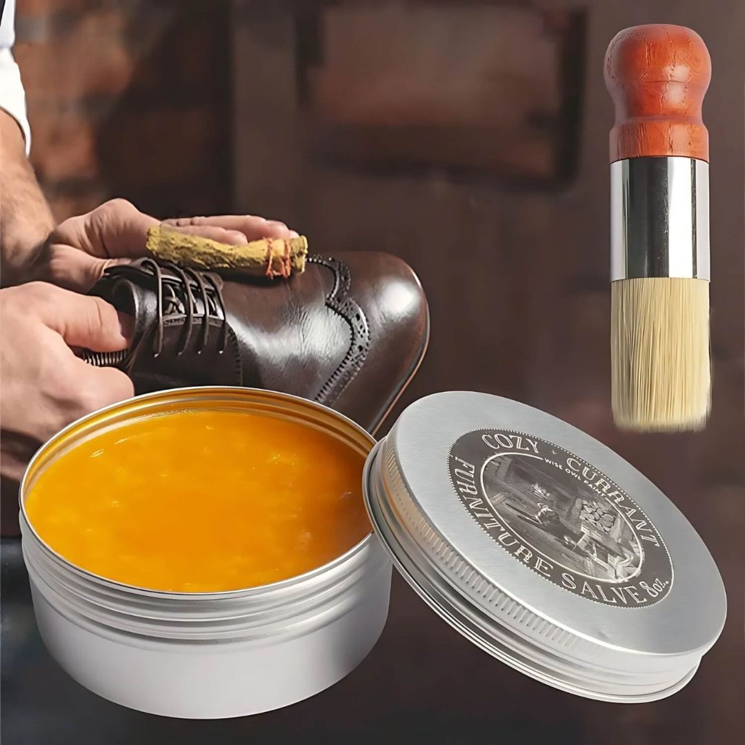 Lederpflegebalsam mit Bürste – Pflegen, Schützen & Auffrischen product image 5