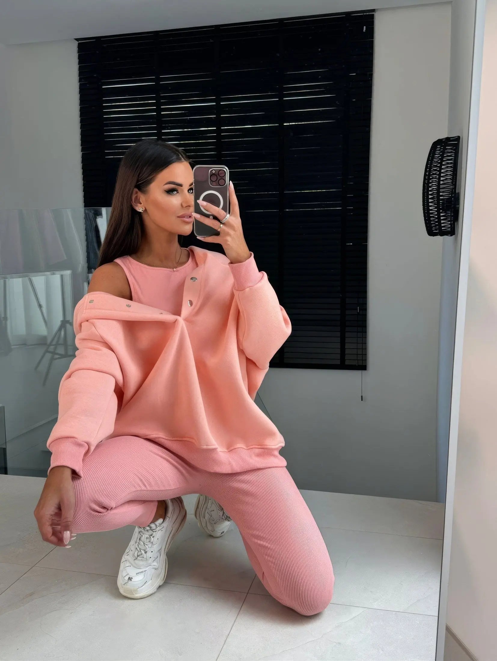 3-teiliges Gemütliches Lounge-Set für Frauen