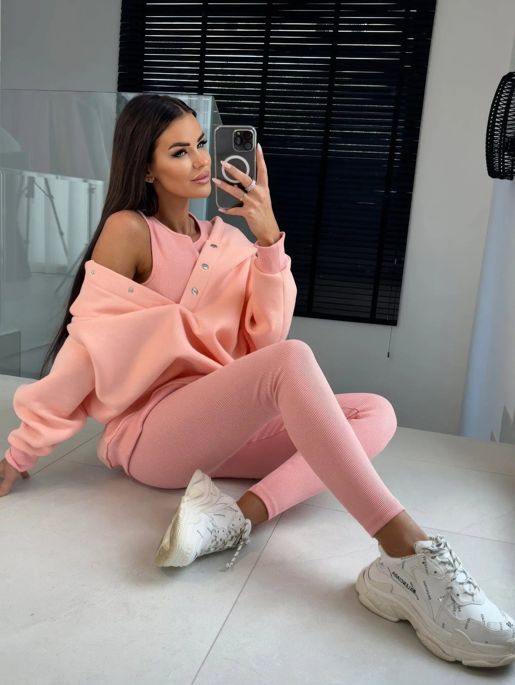 3-teiliges Gemütliches Lounge-Set für Frauen