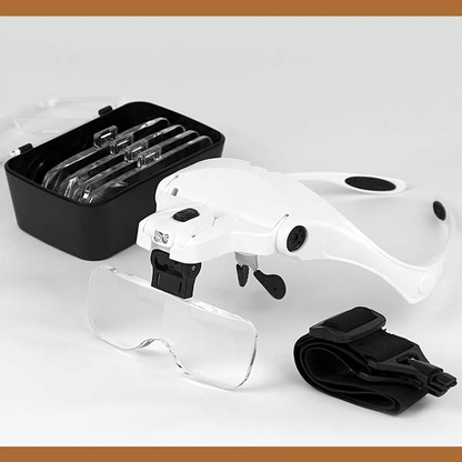 FocusLens™ – Lupenstirnband mit hellem LED-Licht für besonders präzises Arbeiten [50% Rabatt]