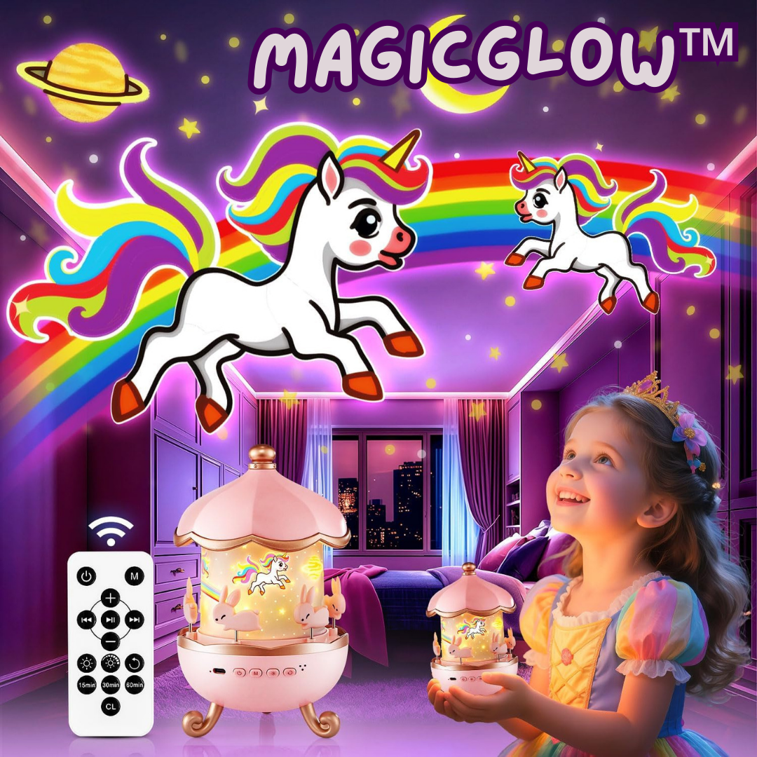 MagicGlow™ – Magischer Kinder-Projektor für beruhigendes Nachtlicht & süße Träume [50 % Rabatt]