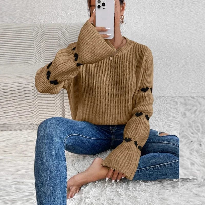 Modischer Strickpullover Für Mühelosen Stil Und Kuschelige Wärme Für Frauen