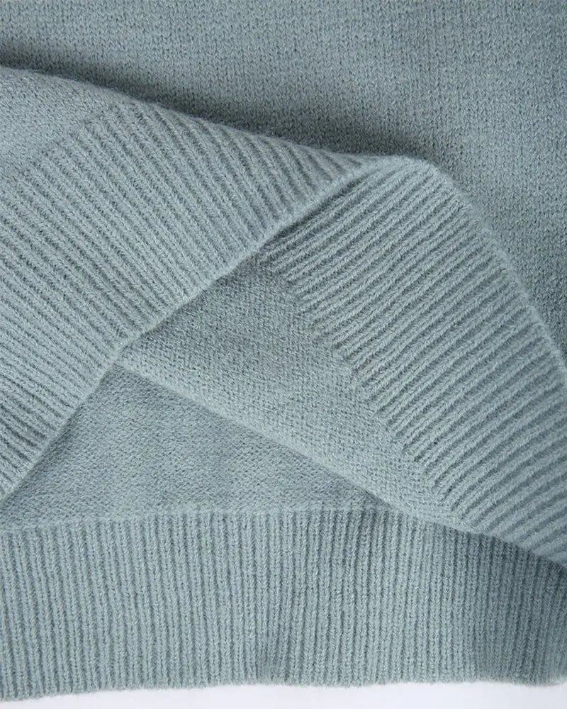 Boho Strickpullover mit Ethnischem Muster Für Frauen