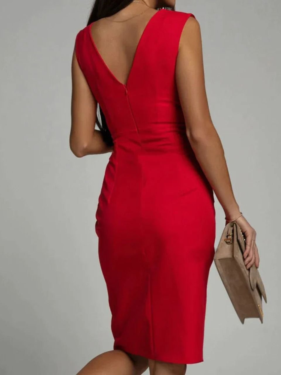 Elegantes Abendkleid mit Seitenschlitz Für Frauen