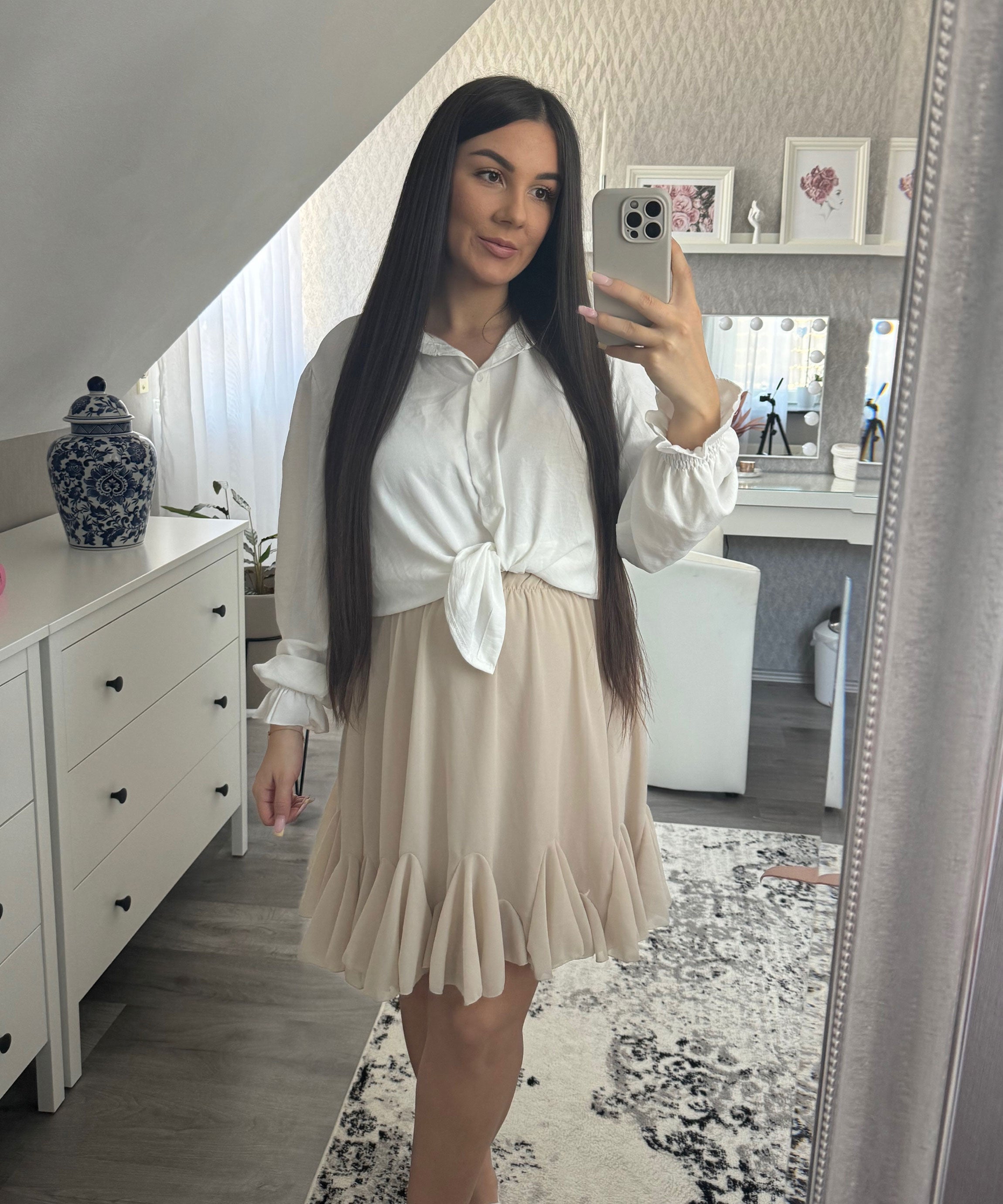 Weiß Top mit zeitloser Frische für Frauen