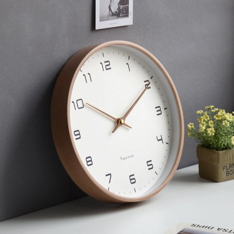 Lautlose Holzwanduhr – Kein Ticken, nur Stille product image 1