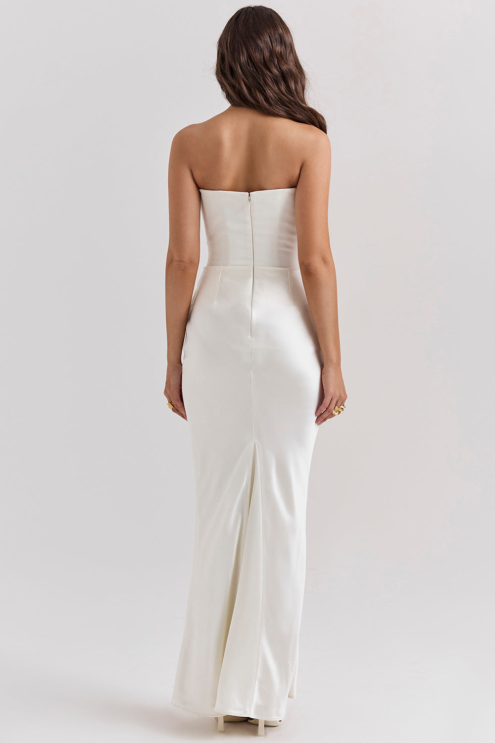 Avielle | Elegantes trägerloses Maxikleid