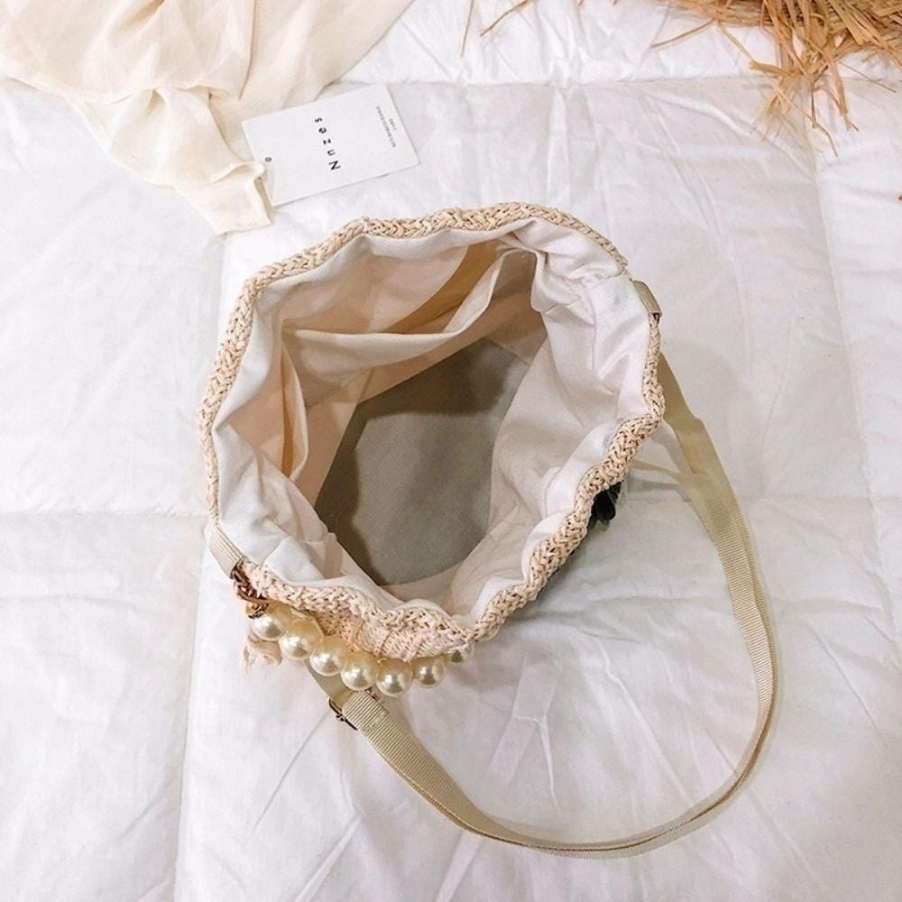 Machelle | Stilvolle Mini-Strohtasche