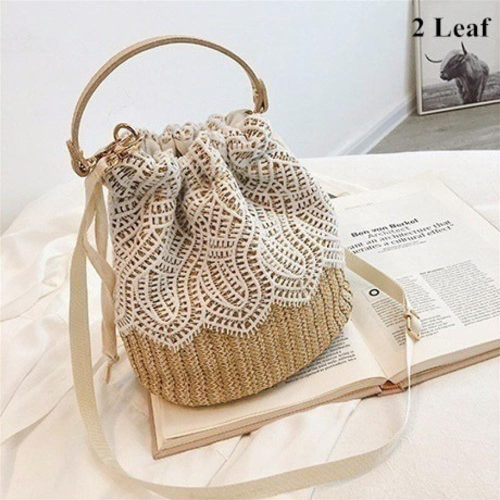 Machelle | Stilvolle Mini-Strohtasche