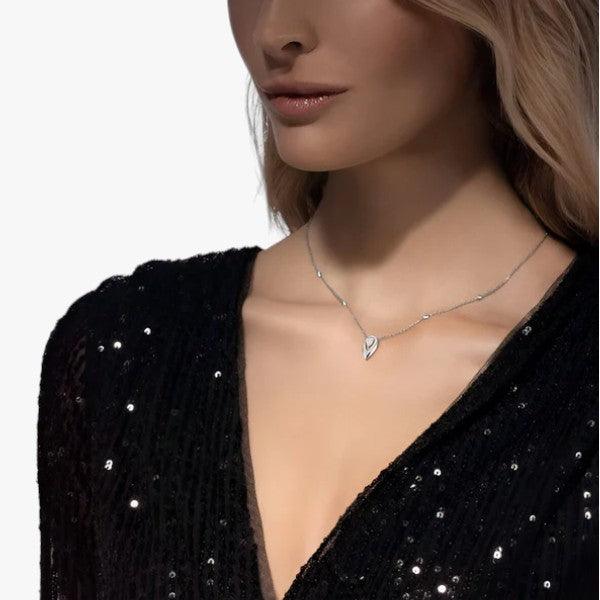 Zirkon Anhänger Halskette mit elegantem Funkeln für Damen