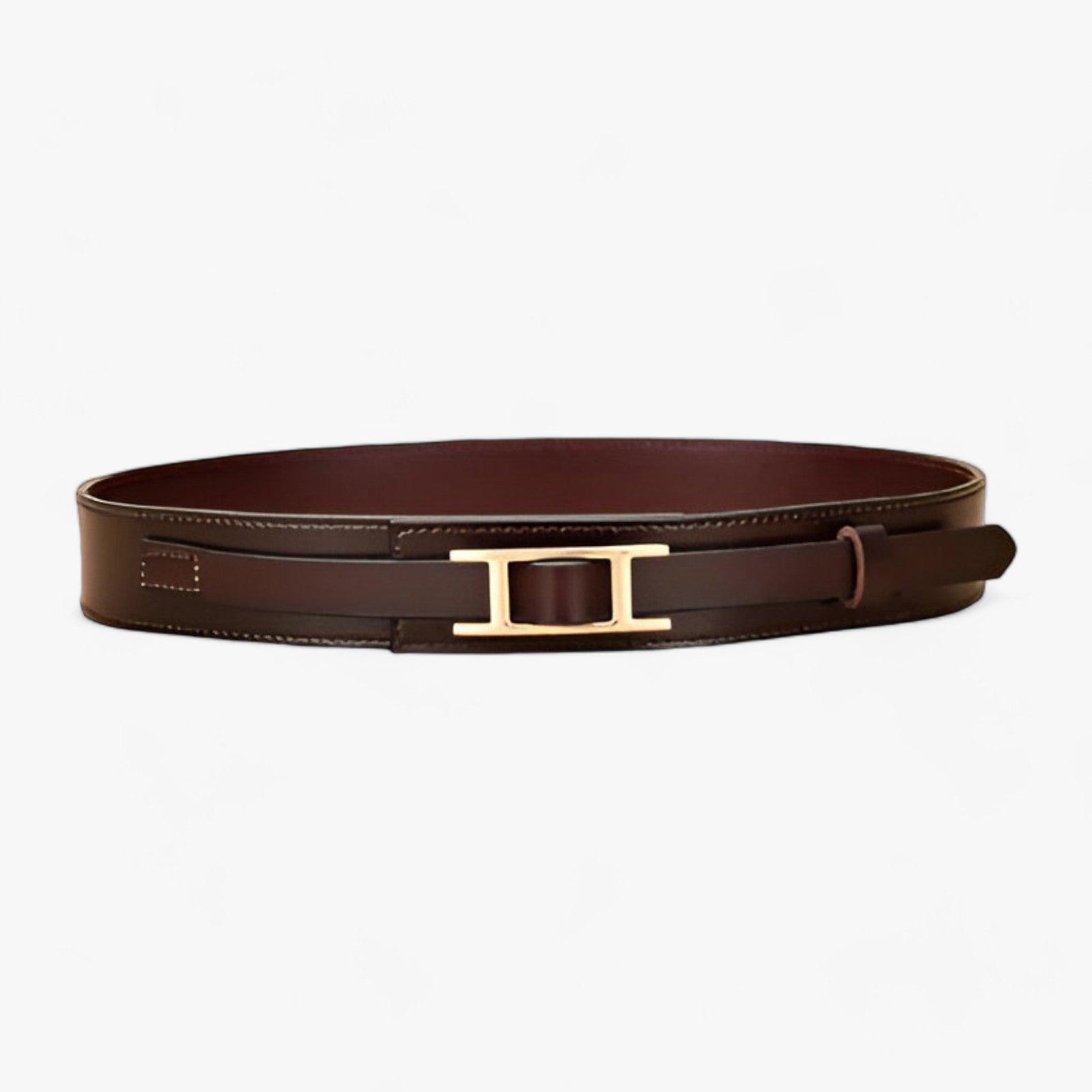 Gotischer Ledergürtel Luxuriöses Accessoire Für Frauen