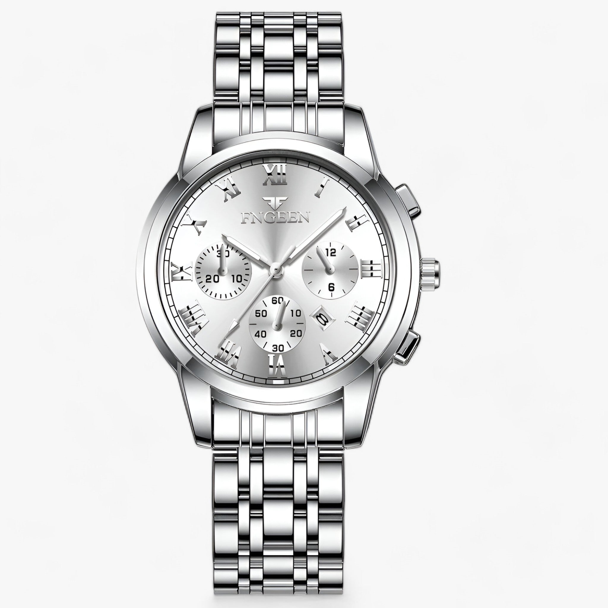 Präzise Runde Edelstahl Uhr Für Frauen