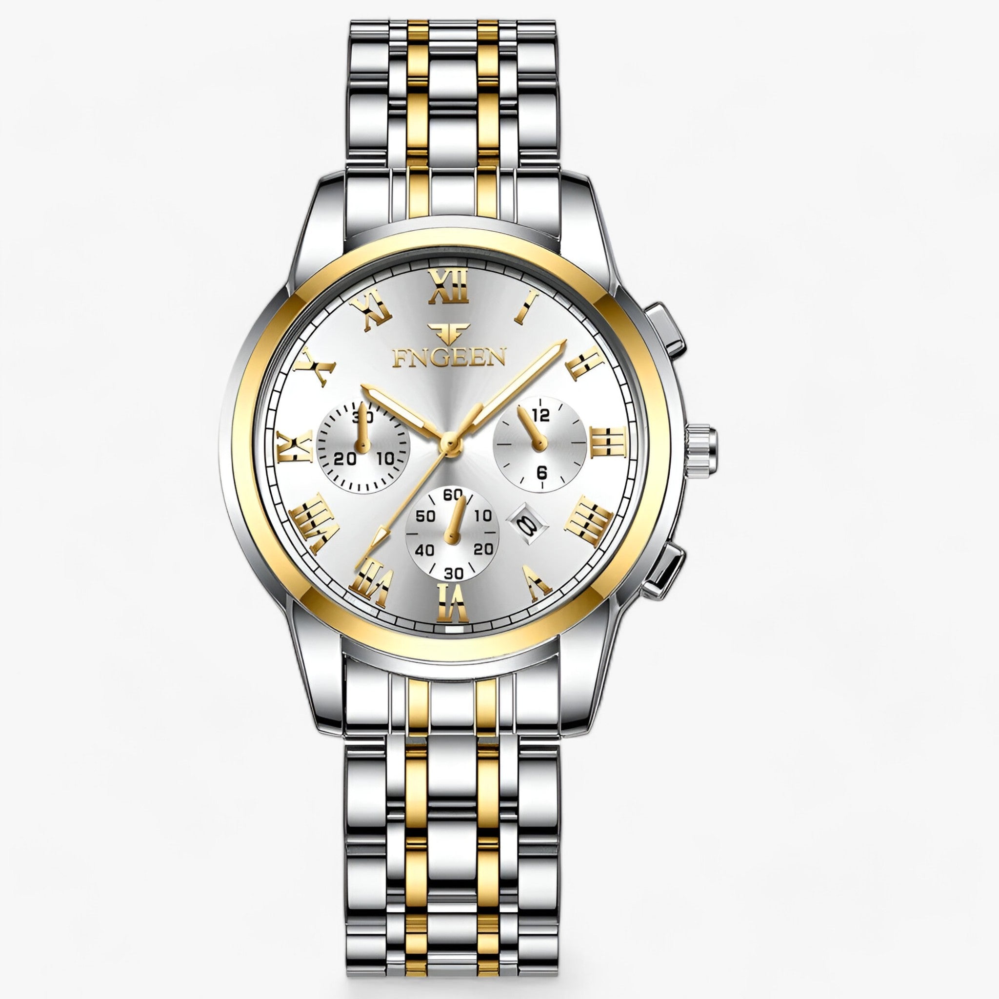 Präzise Runde Edelstahl Uhr Für Frauen