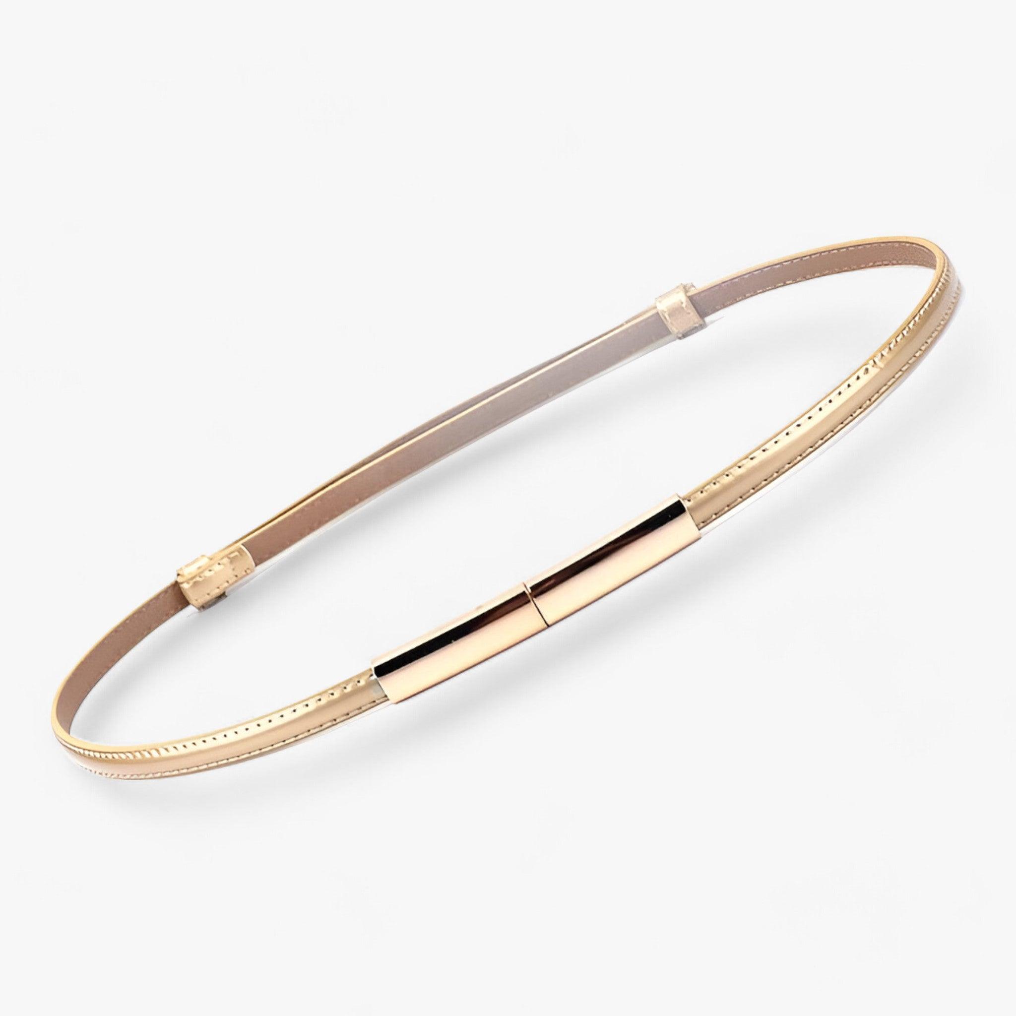 Eleganter Ledergürtel für Kleidung - 95 cm Für Frauen