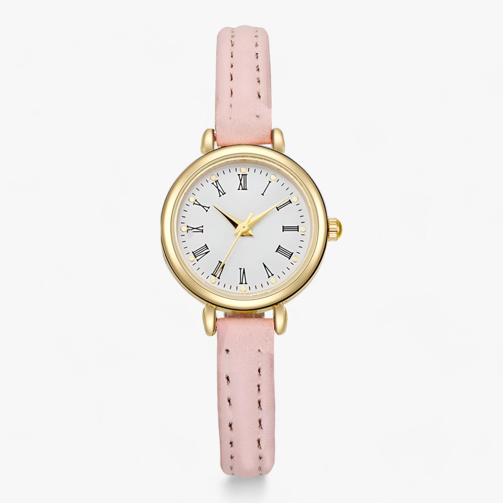 Elance Minimalistische Runde Uhr Für Damen