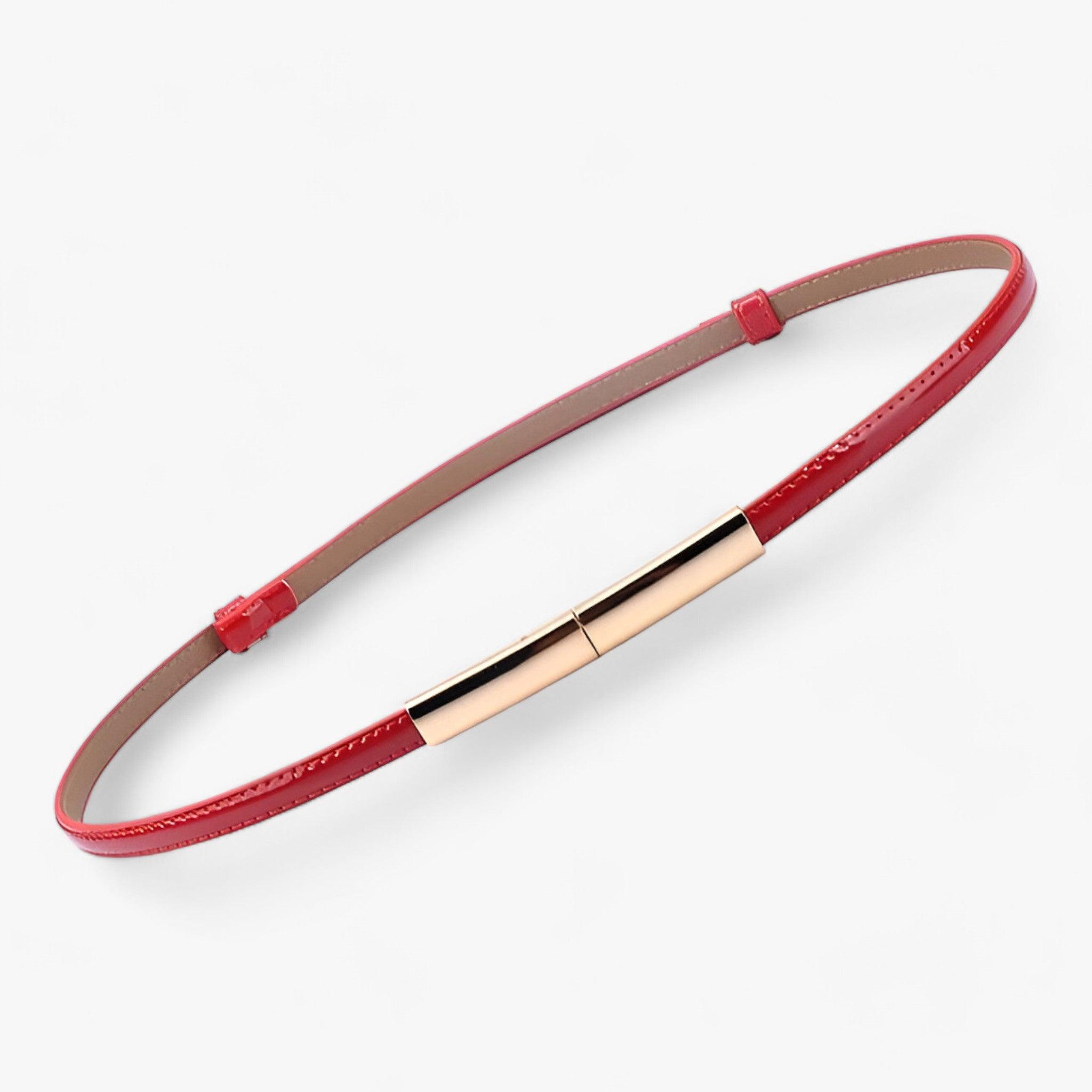 Eleganter Ledergürtel für Kleidung - 95 cm Für Frauen