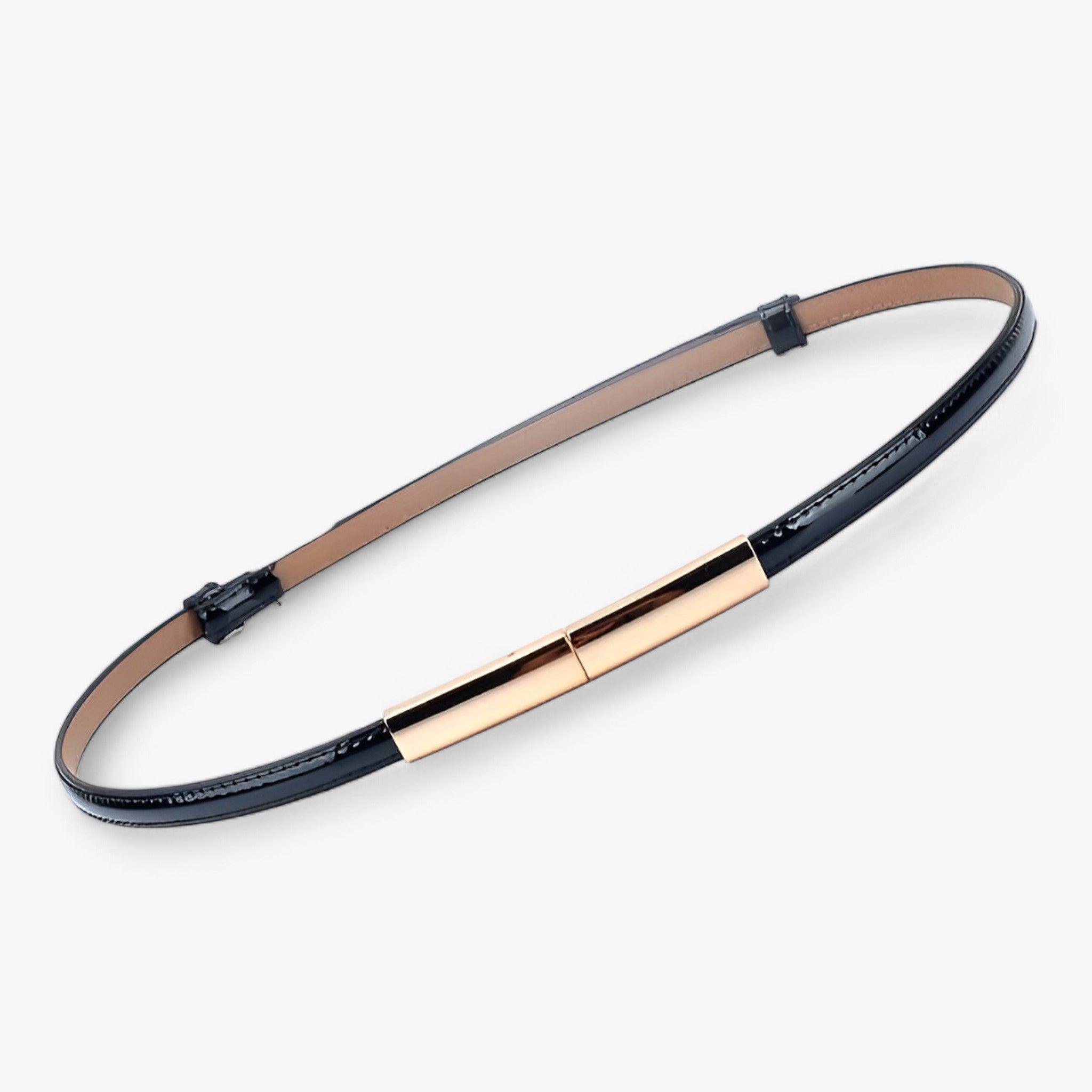 Eleganter Ledergürtel für Kleidung - 95 cm Für Frauen