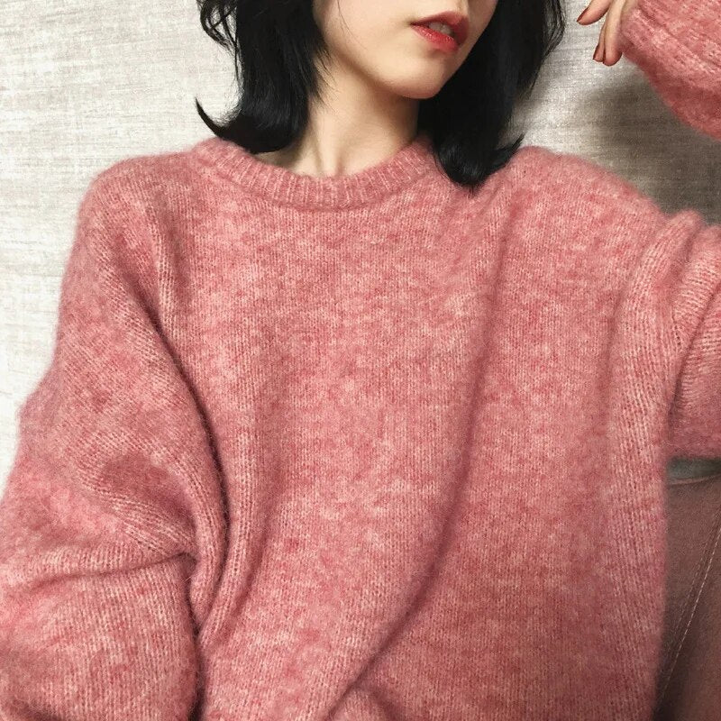 Modischer Langarm-Pullover Für Mühelosen Stil Und Komfort Für Frauen