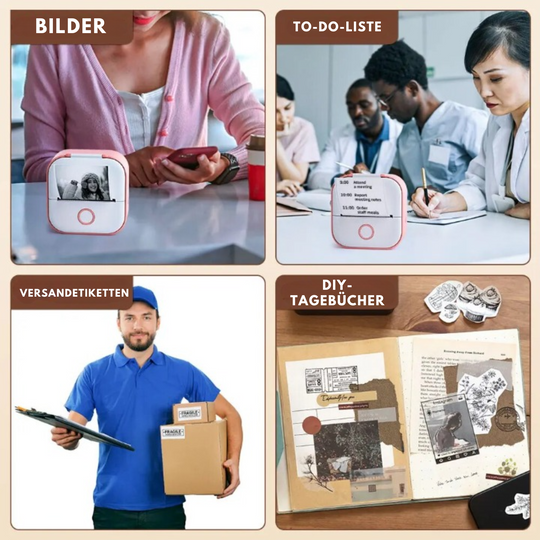 NanoPrint™ – Tragbarer Mini-Drucker für unkomplizierte, mobile Ausdrucke [50 % Rabatt]