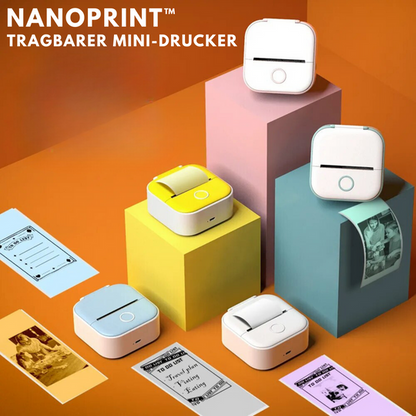 NanoPrint™ – Tragbarer Mini-Drucker für unkomplizierte, mobile Ausdrucke [50 % Rabatt]