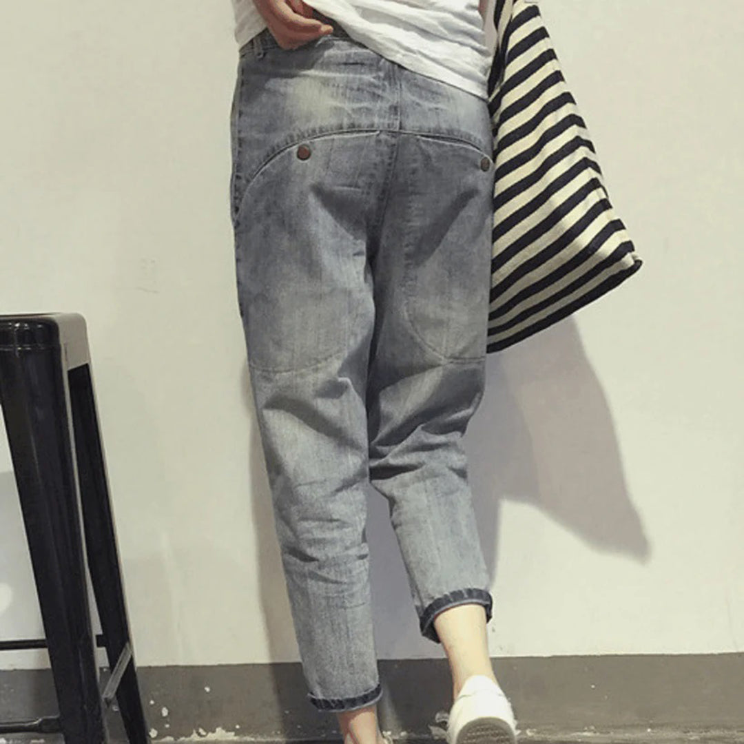 High-Waist-Jeans Für Frauen