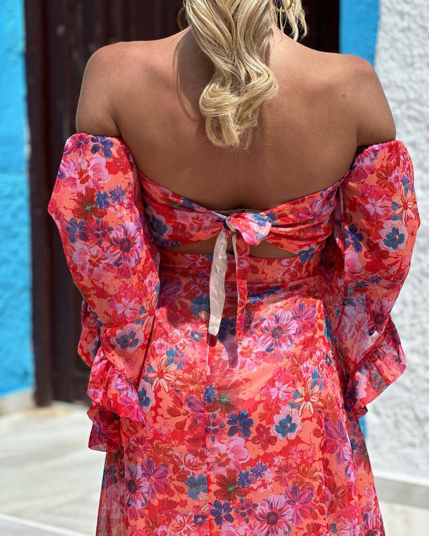 Glinara | Elegantes trägerloses Maxikleid