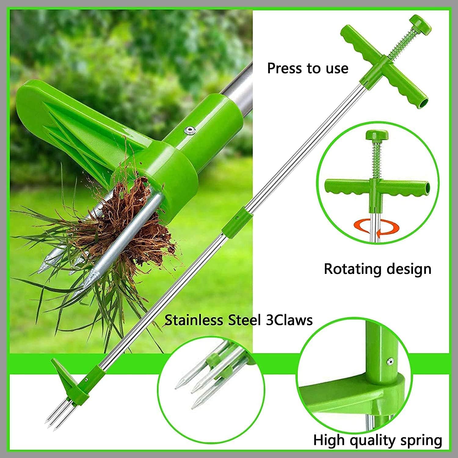 Unkrautentferner Werkzeug für Wurzeln Gartenarbeit product image 3