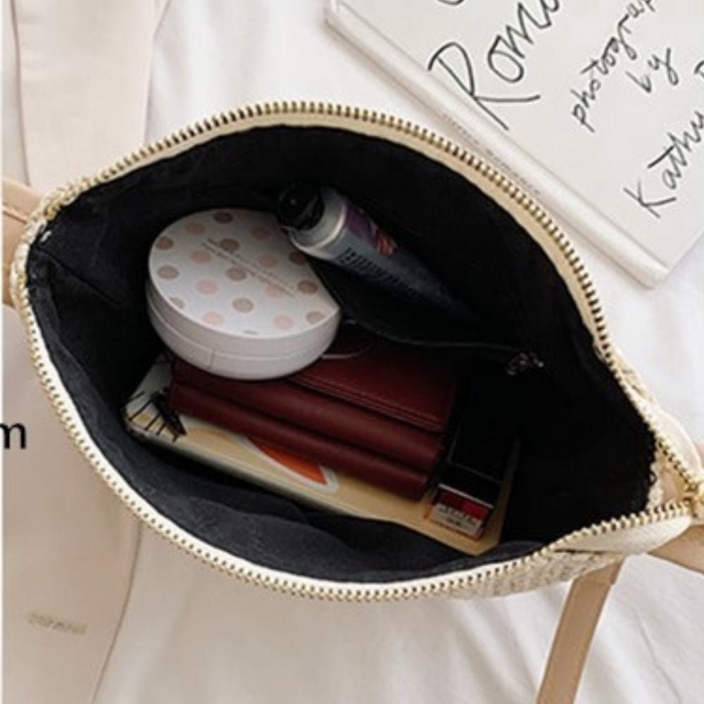 Liselle | Handgewebte Strohtasche