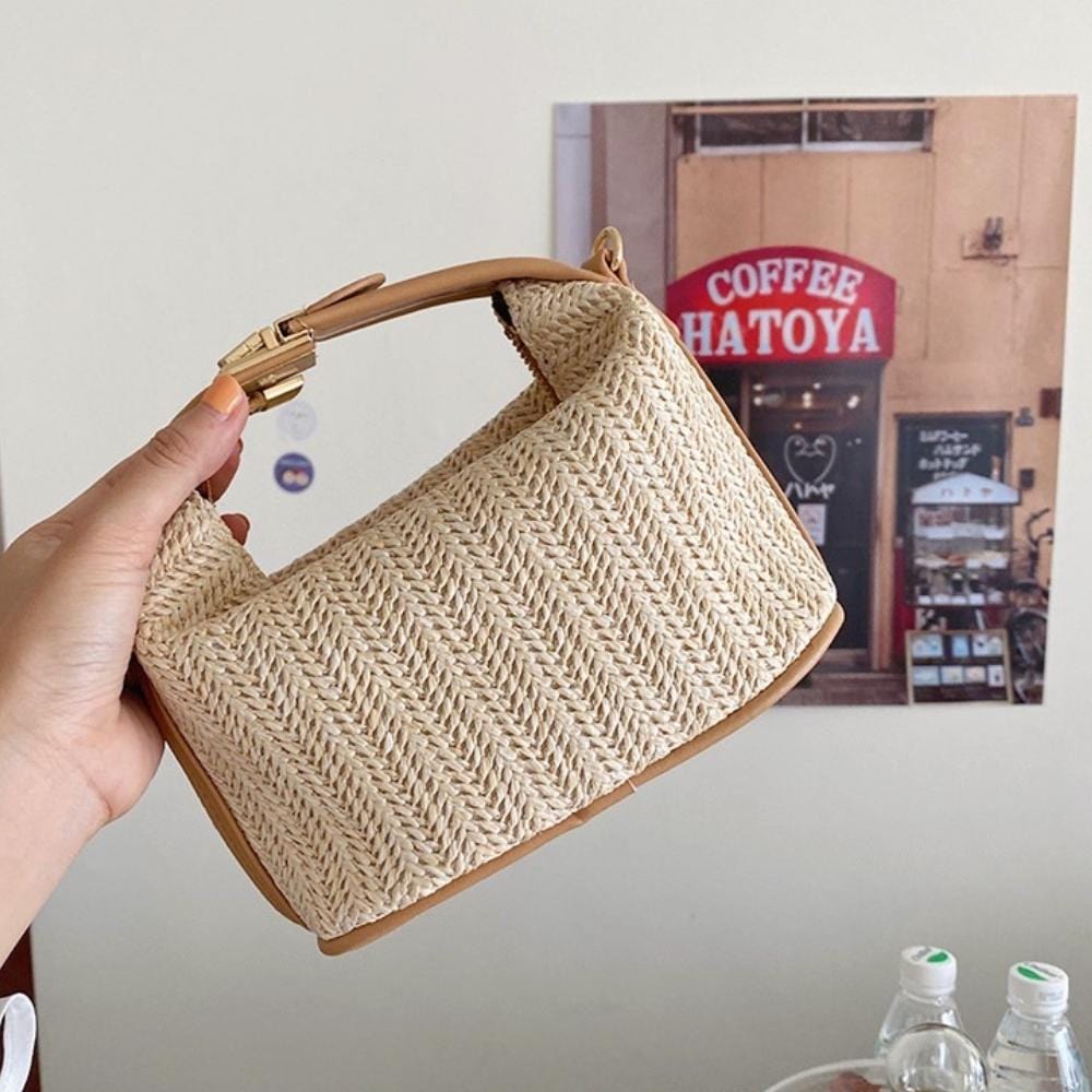 Liselle | Handgewebte Strohtasche