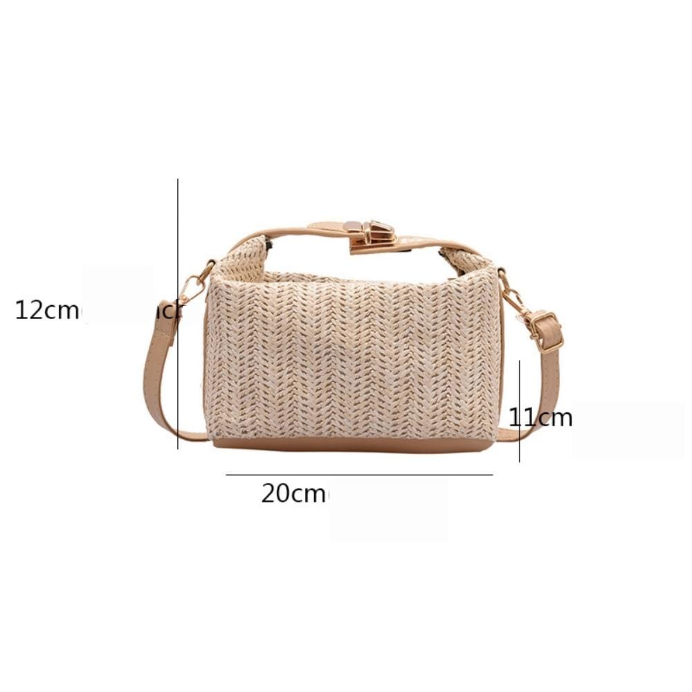 Liselle | Handgewebte Strohtasche