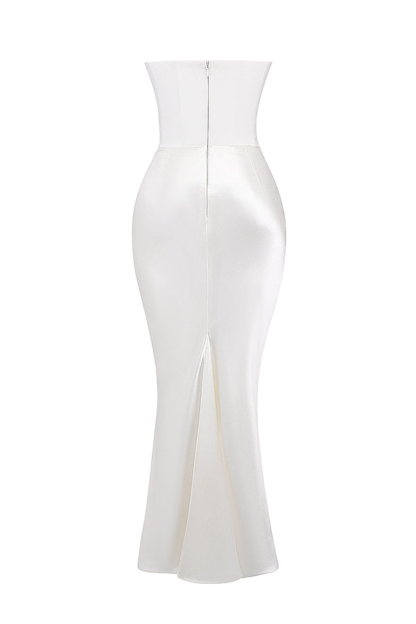 Avielle | Elegantes trägerloses Maxikleid