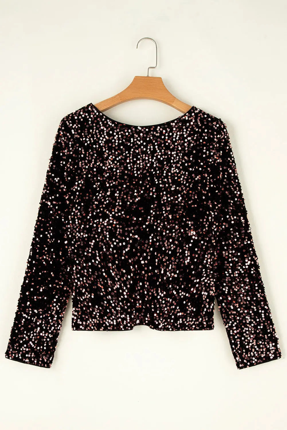 Stylisches Langarm-Top mit auffälligem Rückenausschnitt Für Frauen