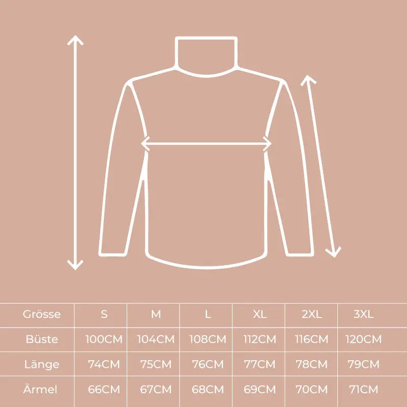 Raffinierter Rollkragen-Strickpullover Für Frauen