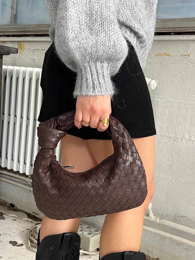 Bellamira | Handgewebte Mini-Handtasche Damen