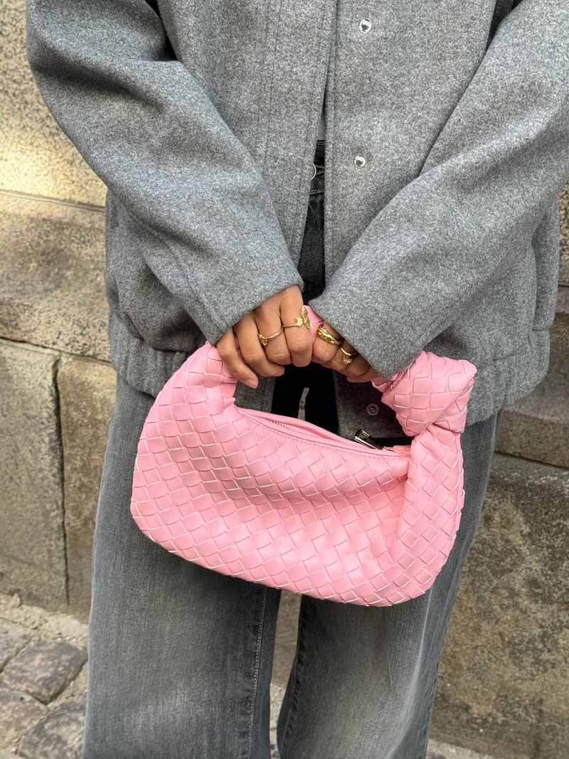 Bellamira | Handgewebte Mini-Handtasche Damen