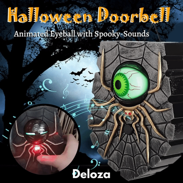 SpiderBell™ – Halloween Türklingel Spinne Effekt [50% Rabatt]