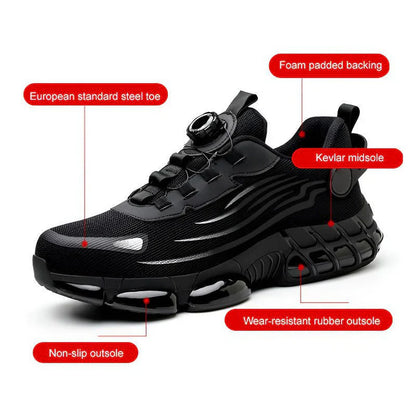 FlexiStep™ – Sicherheitsschuhe mit praktischem Drehschnallensystem [50 % Rabatt]