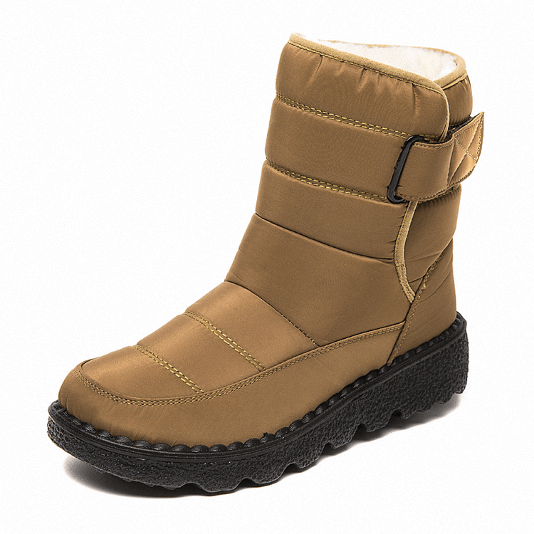 SnowStep™ – Wasserdichte, rutschfeste & angenehm warme Winterstiefel für Damen [50% Rabatt]