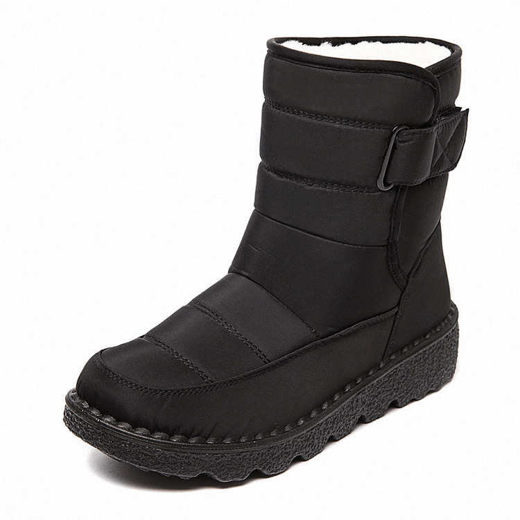 SnowStep™ – Wasserdichte, rutschfeste & angenehm warme Winterstiefel für Damen [50% Rabatt]